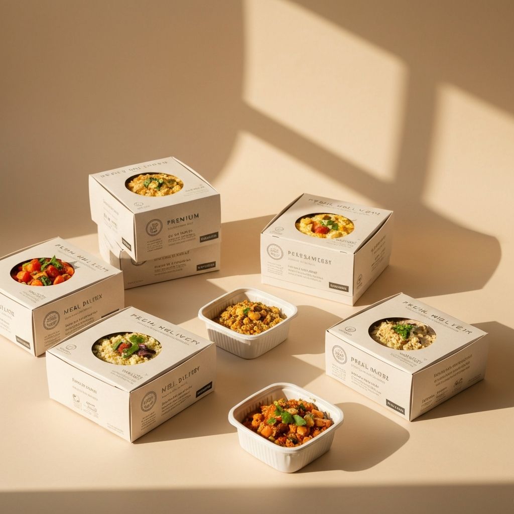 Frische Mahlzeitenboxen